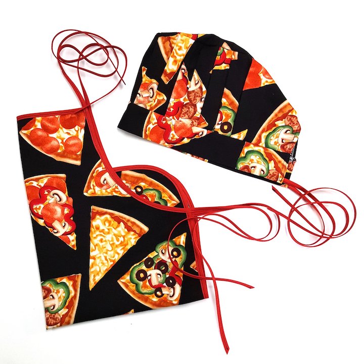 Children's Kid's Chef Pizza Apron JW Couture Made In Canada