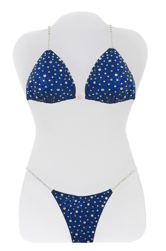 $500 All Over Blue Avatar Bikini Suit