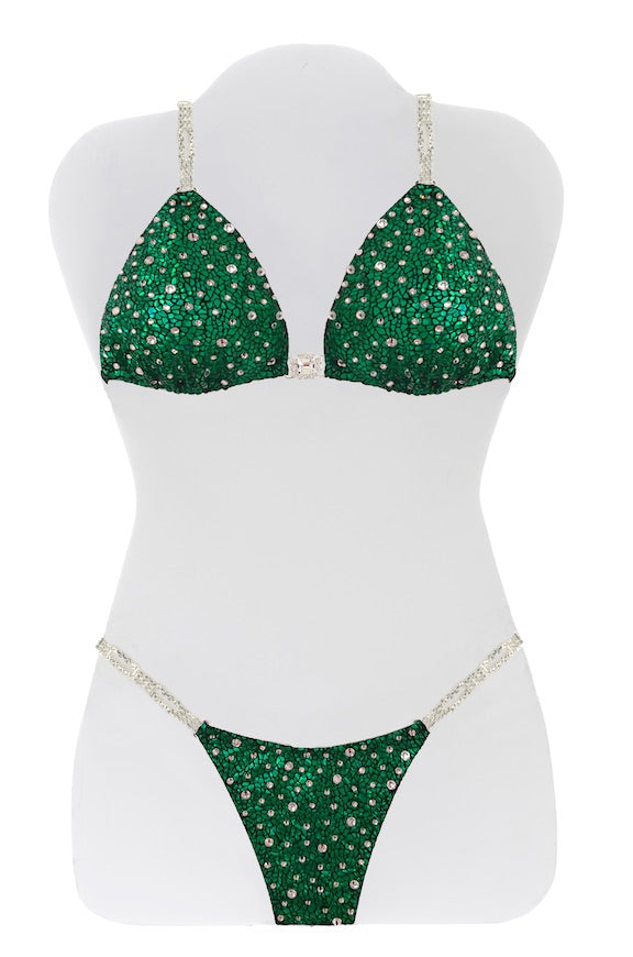 $500 All Over Green Avatar Bikini Suit